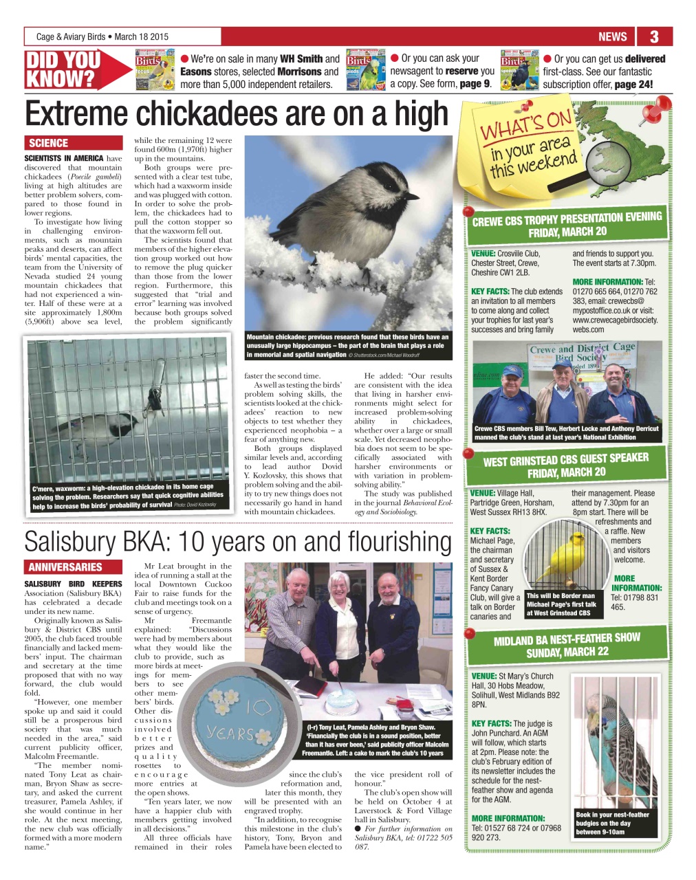 Cage & Aviary Birds Preview Pages