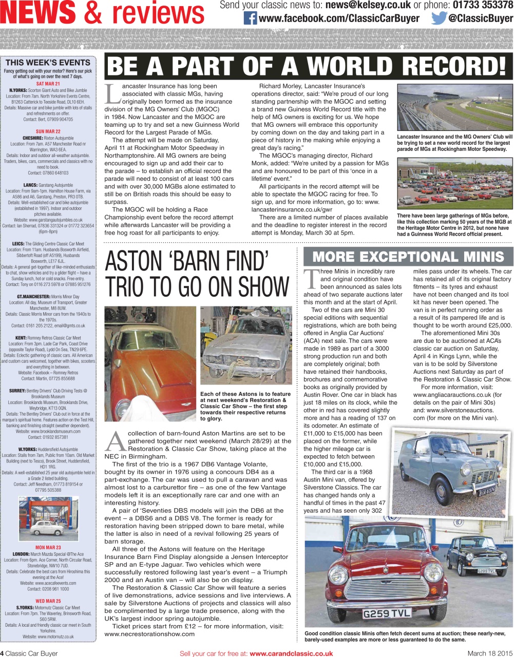 Classic Car Buyer Preview Pages