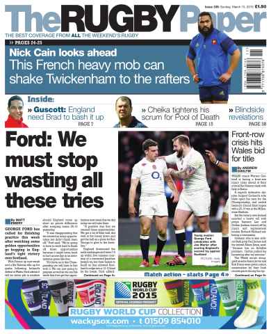 The Rugby Paper issue 15th March 2015