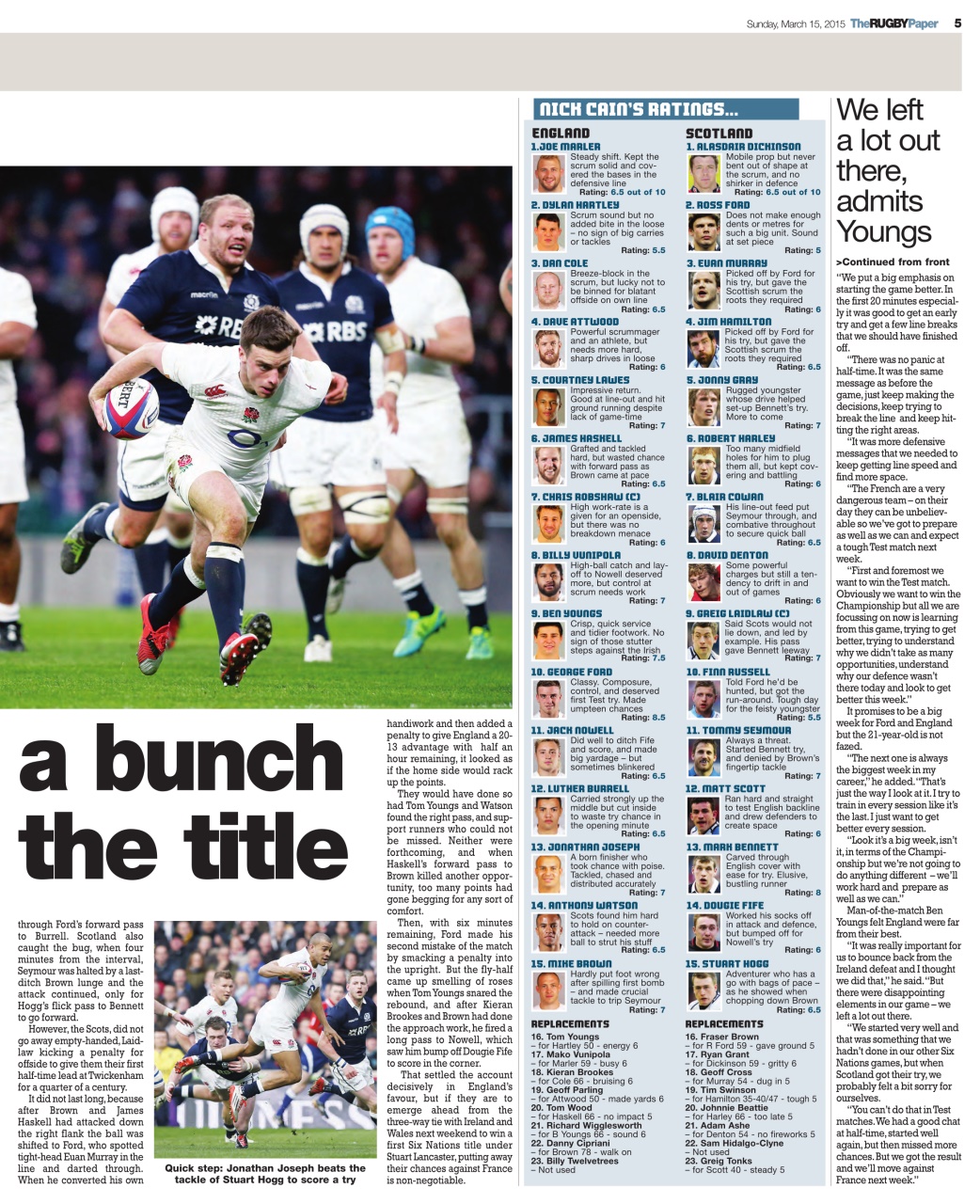 The Rugby Paper Preview Pages