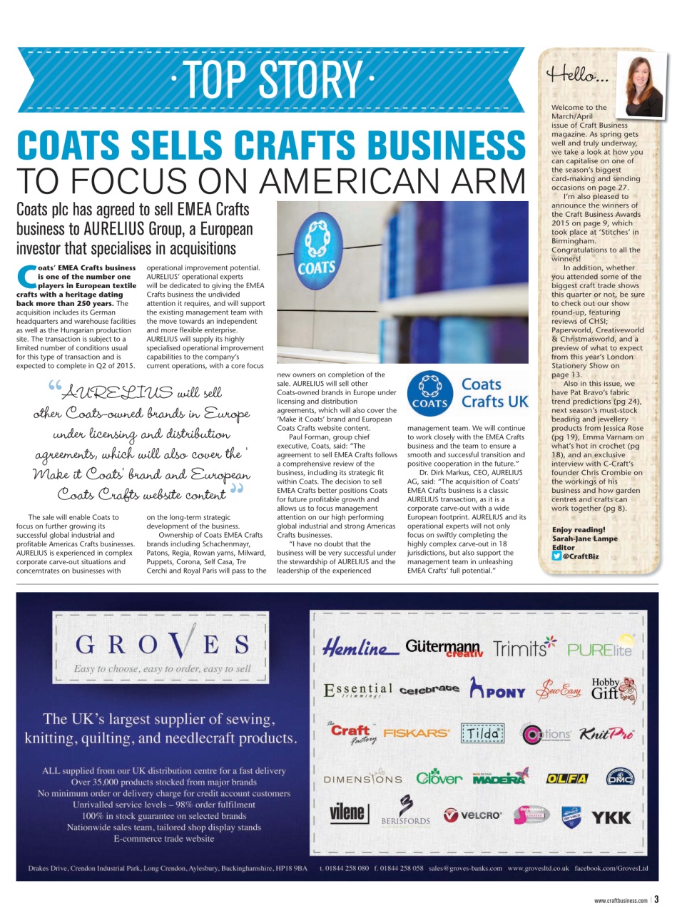 Craft Business Preview Pages