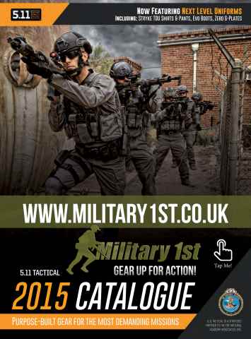 Airsoft Action issue Military 1st - 5.11 Tactical 2015 Catalogue