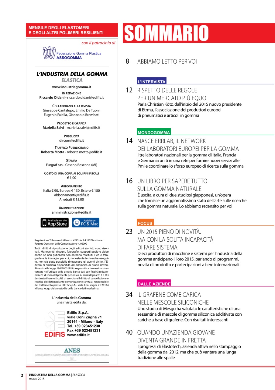 L’industria della Gomma Preview Pages