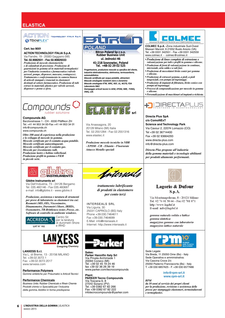 L’industria della Gomma Preview Pages