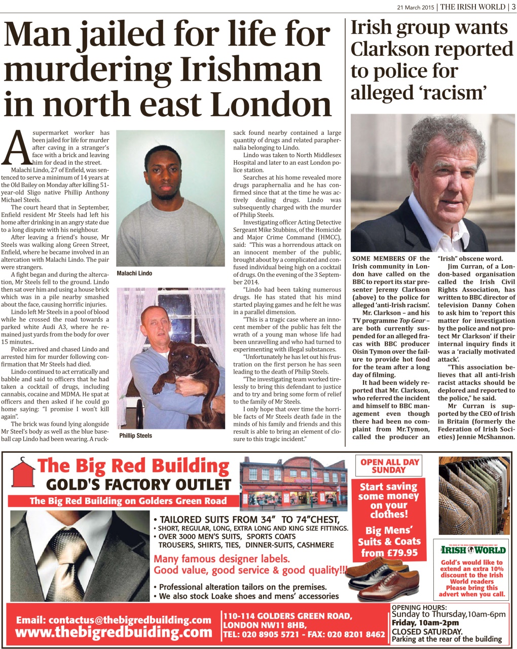 Irish World Preview Pages