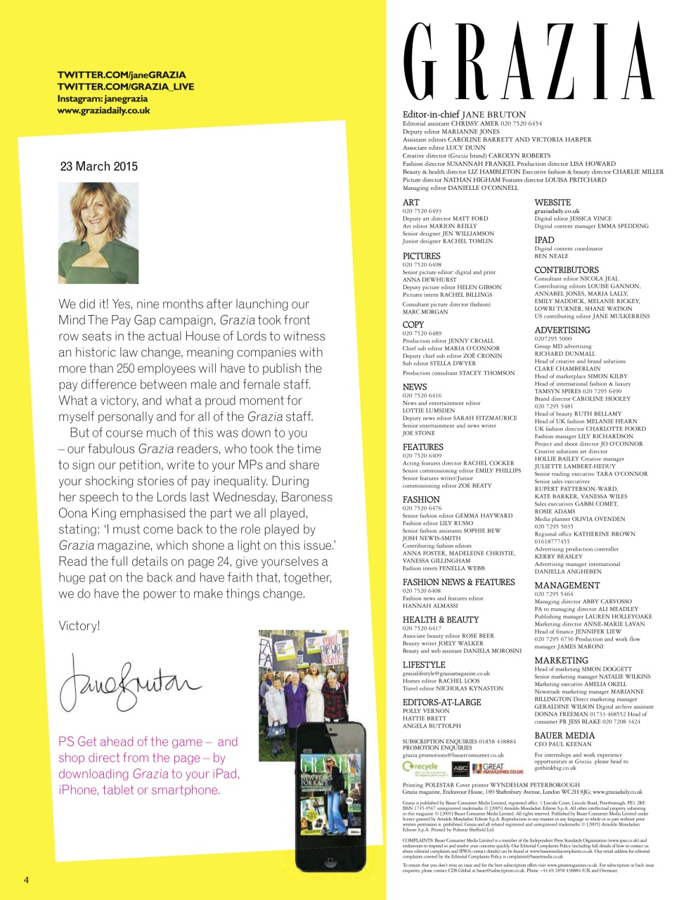 Grazia Preview Pages