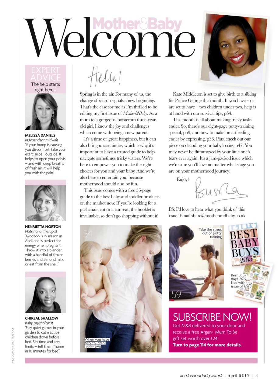Mother & Baby Preview Pages