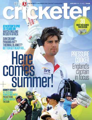The Cricketer Magazine issue April 2015