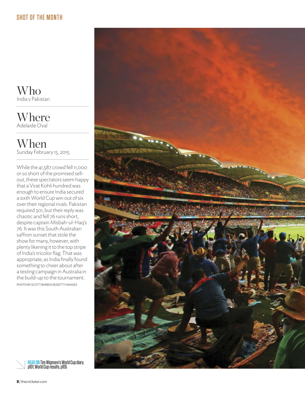 The Cricketer Magazine Preview Pages
