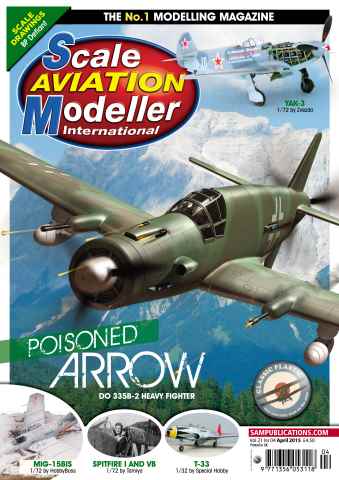 Scale Aviation and Military Modeller International (A) issue SAMI Vol 21 Iss 4 April 2015