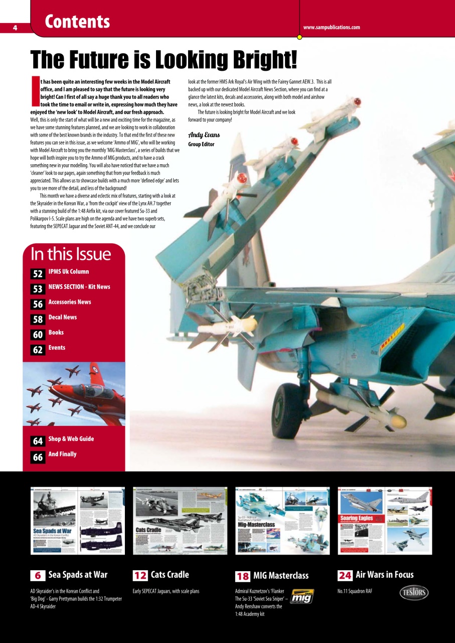 Model Aircraft Preview Pages