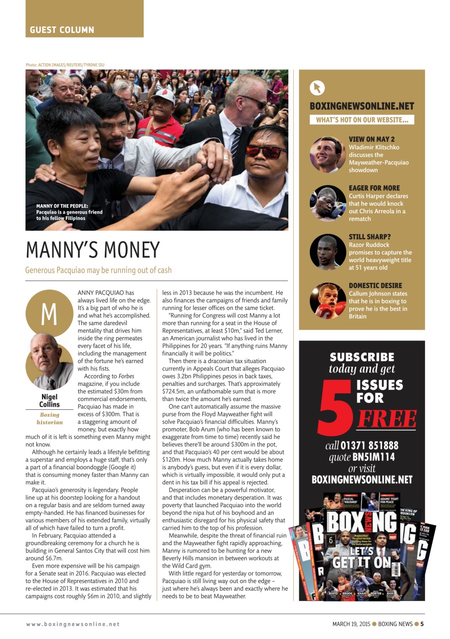 Boxing News Preview Pages