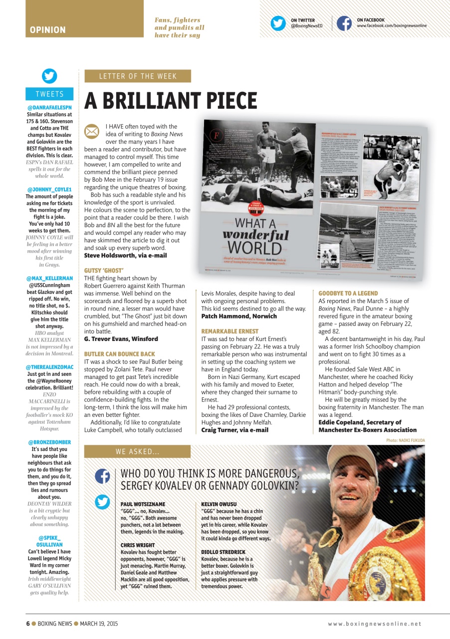 Boxing News Preview Pages