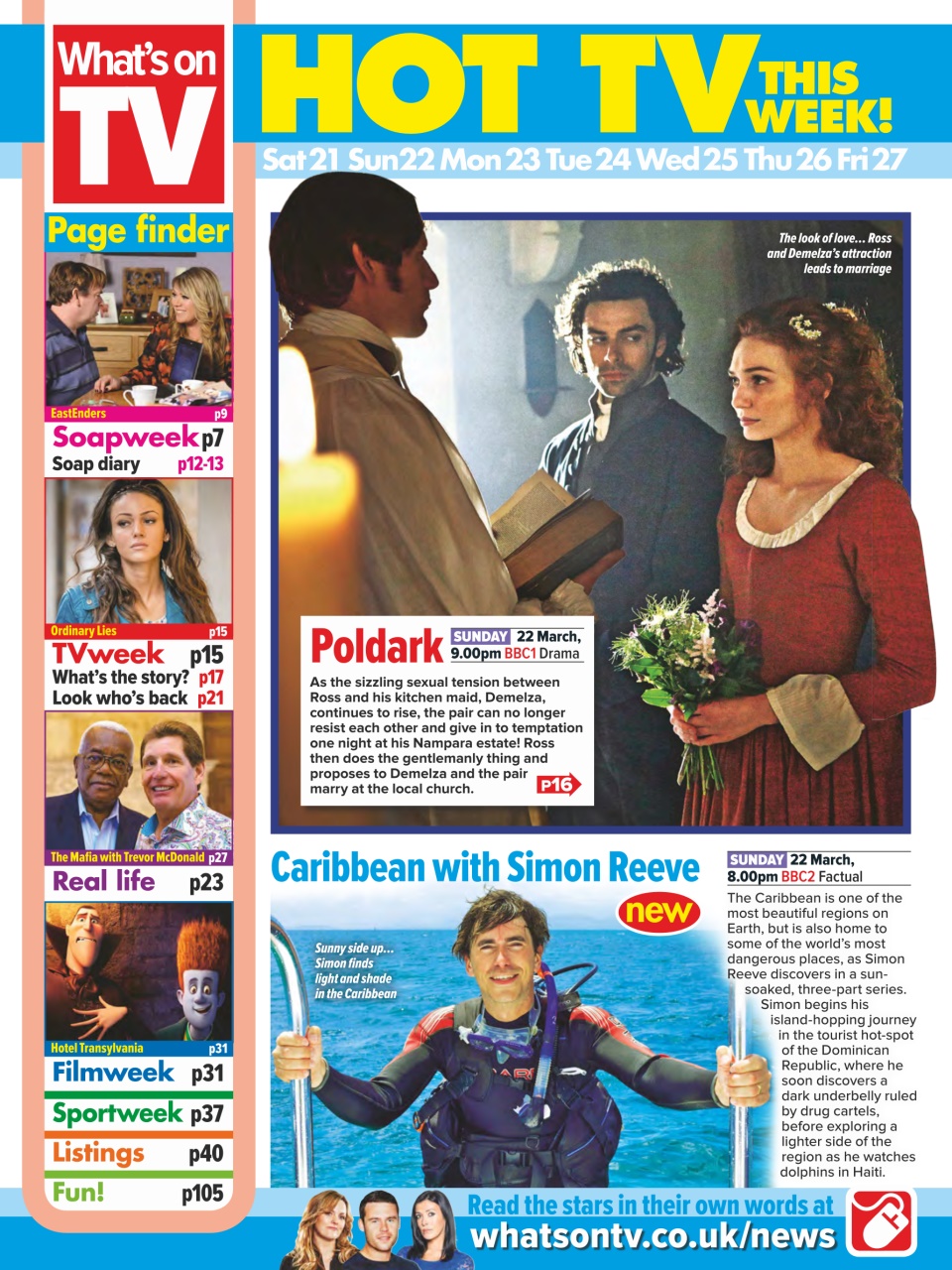 What's on TV Preview Pages