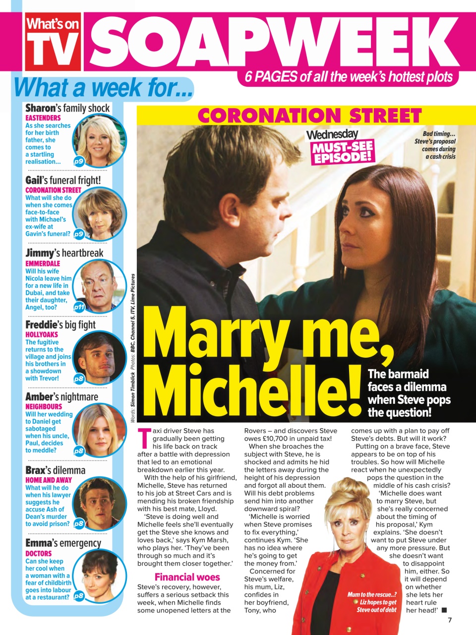 What's on TV Preview Pages