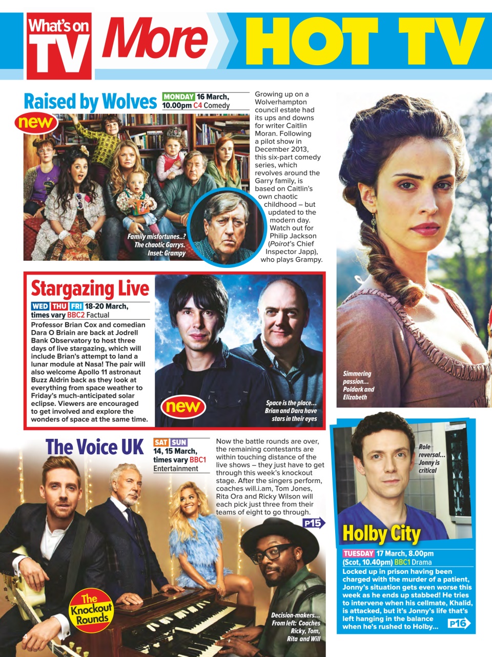 What's on TV Preview Pages