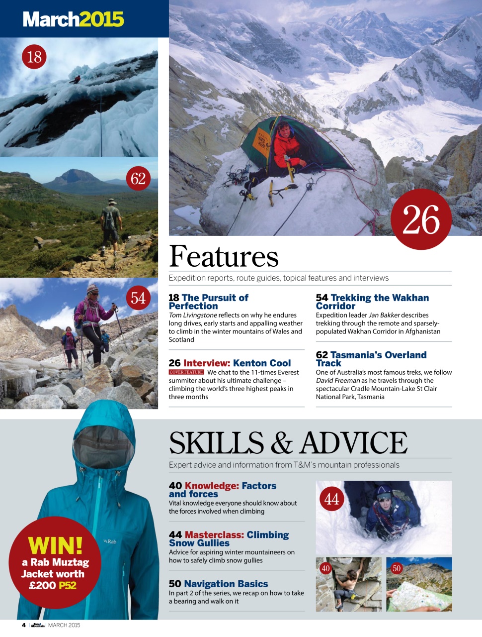 Trek & Mountain Magazine Preview Pages