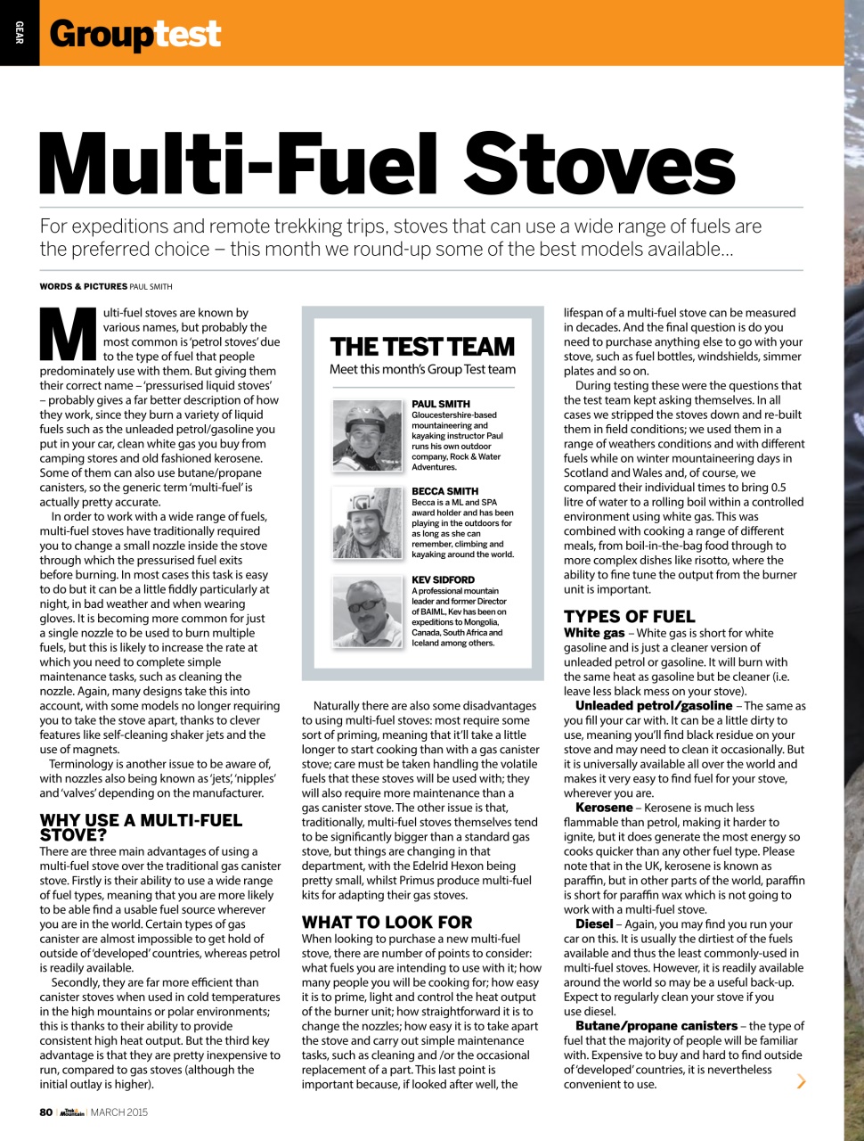 Trek & Mountain Magazine Preview Pages