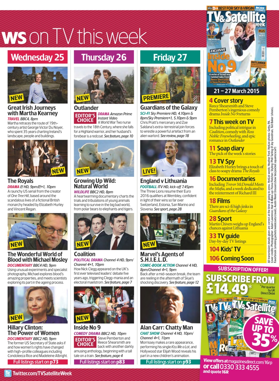 TV & Satellite Week Preview Pages