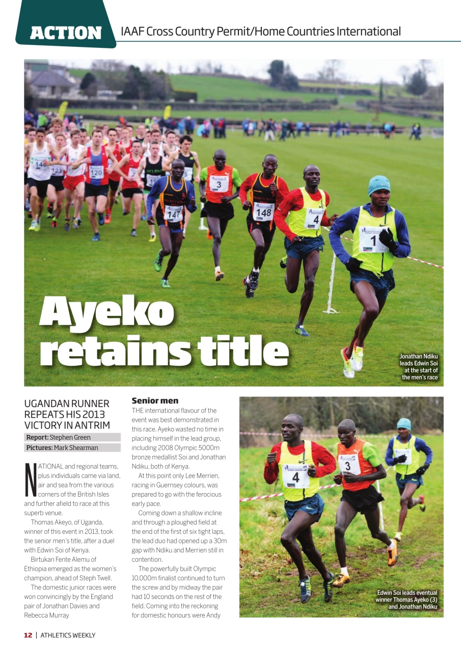 AW – Athletics Weekly Magazine Preview Pages