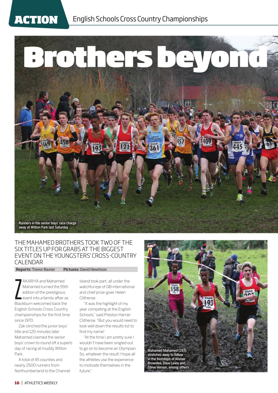 AW – Athletics Weekly Magazine Preview Pages