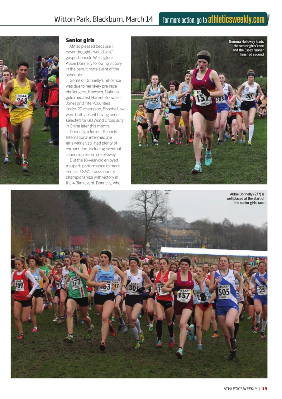 AW – Athletics Weekly Magazine Preview Pages