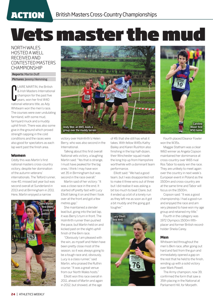 AW – Athletics Weekly Magazine Preview Pages