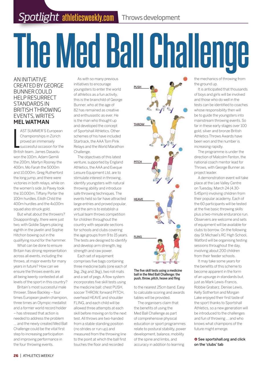 AW – Athletics Weekly Magazine Preview Pages