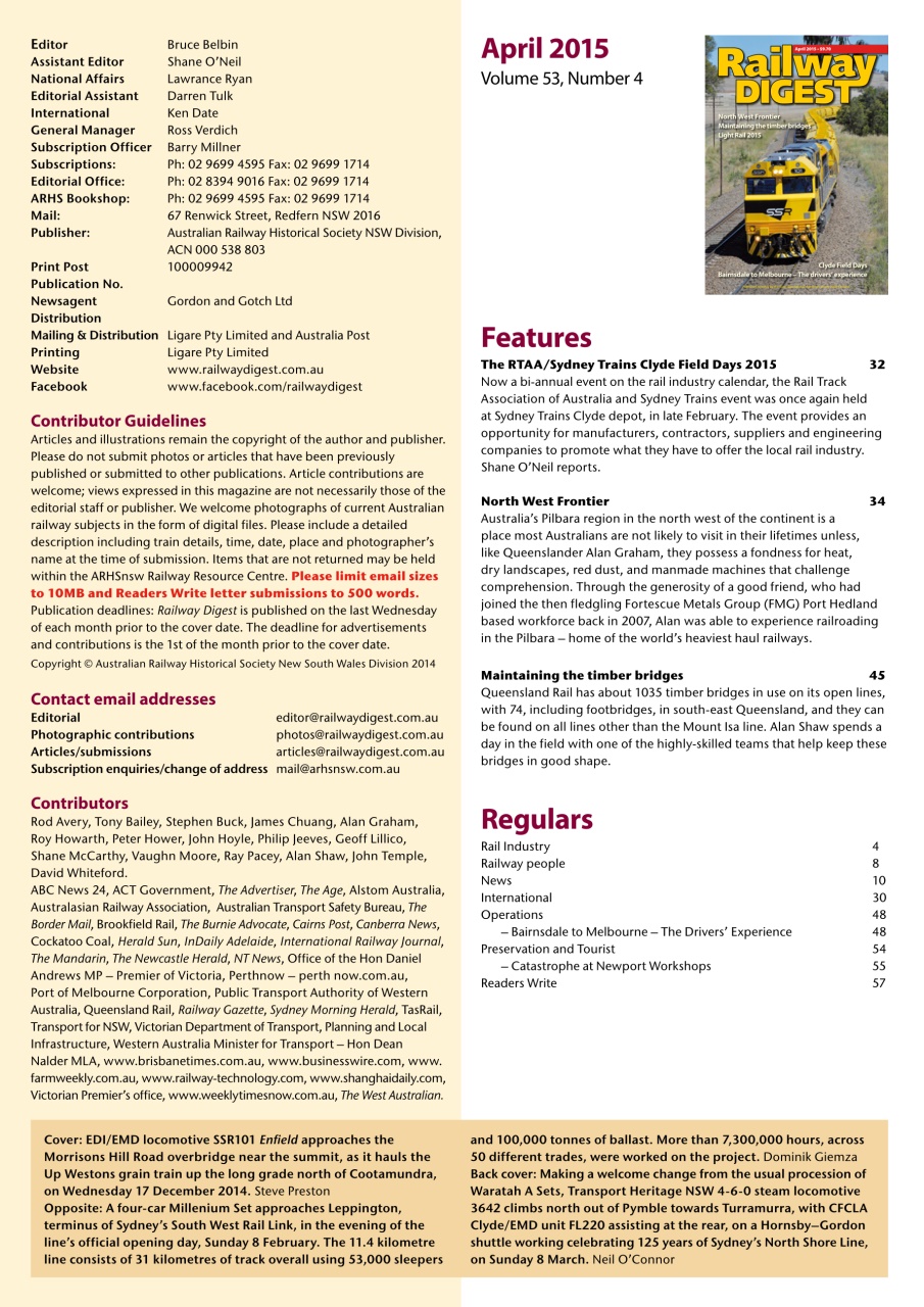 Railway Digest Preview Pages