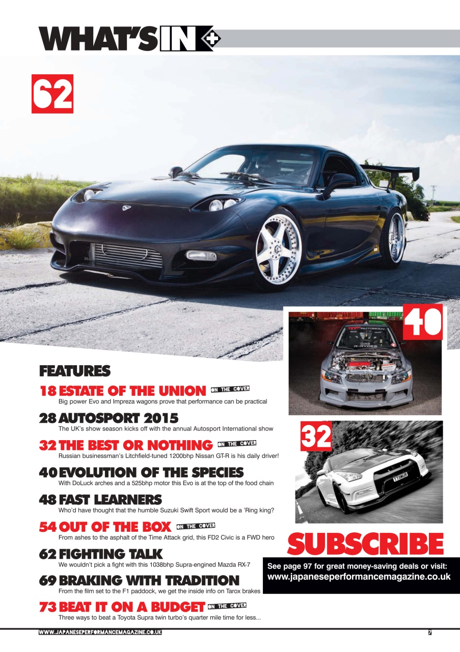 Japanese Performance Preview Pages