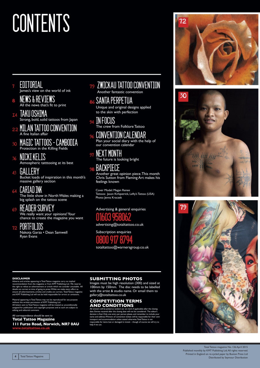 Total Tattoo Preview Pages