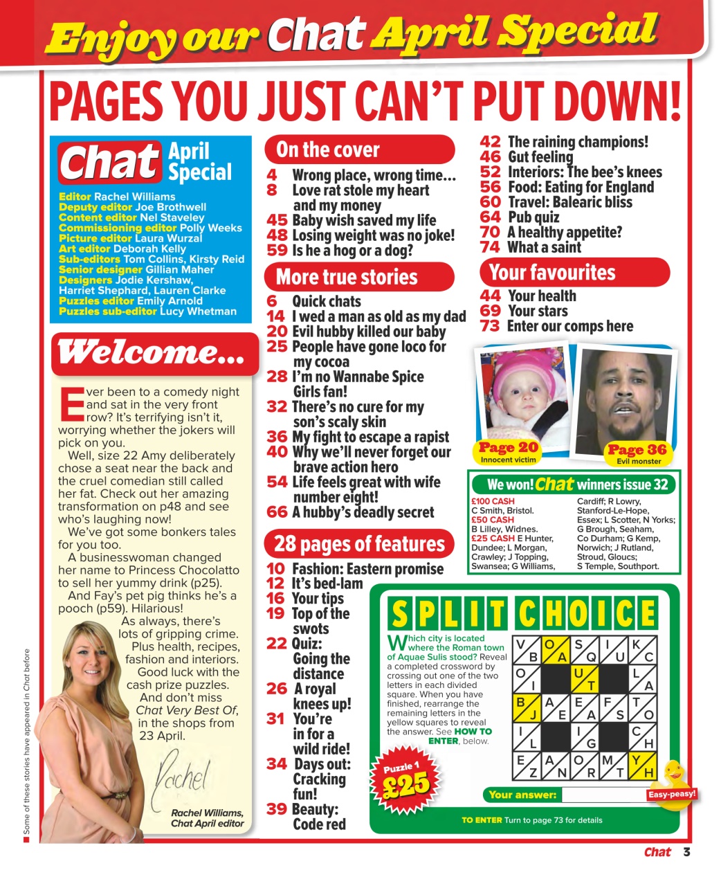 Chat Specials Preview Pages