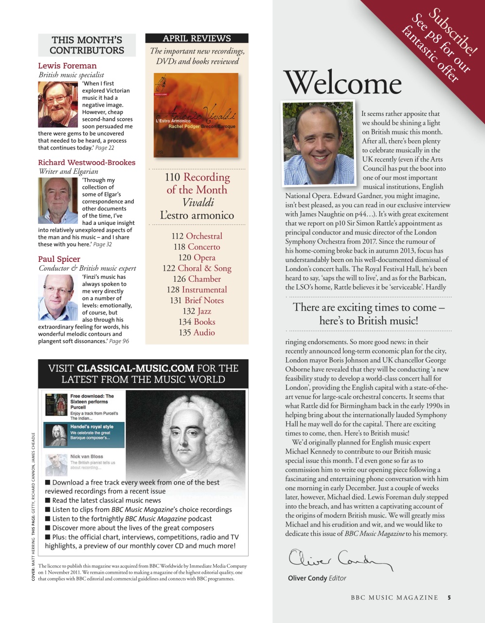 BBC Music Magazine Preview Pages