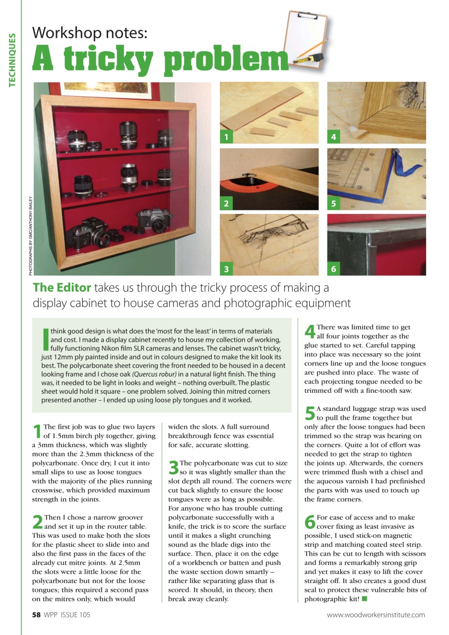 Woodworking Crafts Magazine Preview Pages