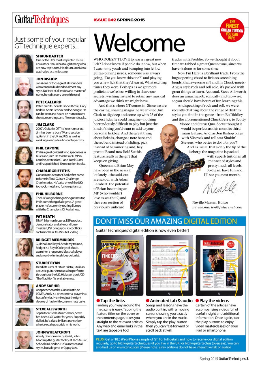 Guitar Techniques Preview Pages