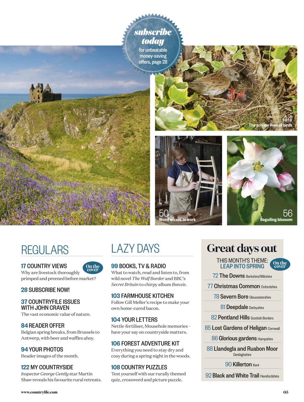 BBC Countryfile Magazine Preview Pages