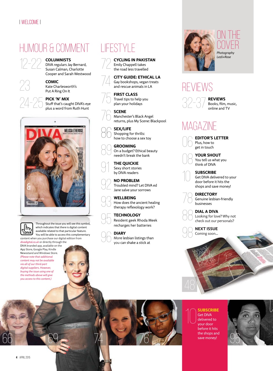 DIVA Magazine Preview Pages