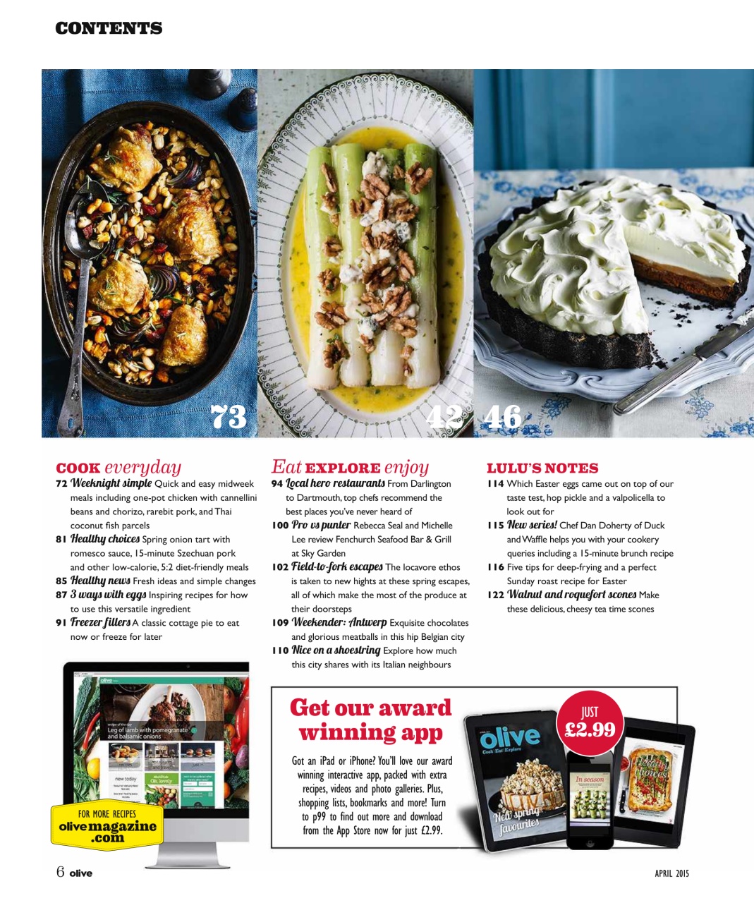 Olive Magazine Preview Pages