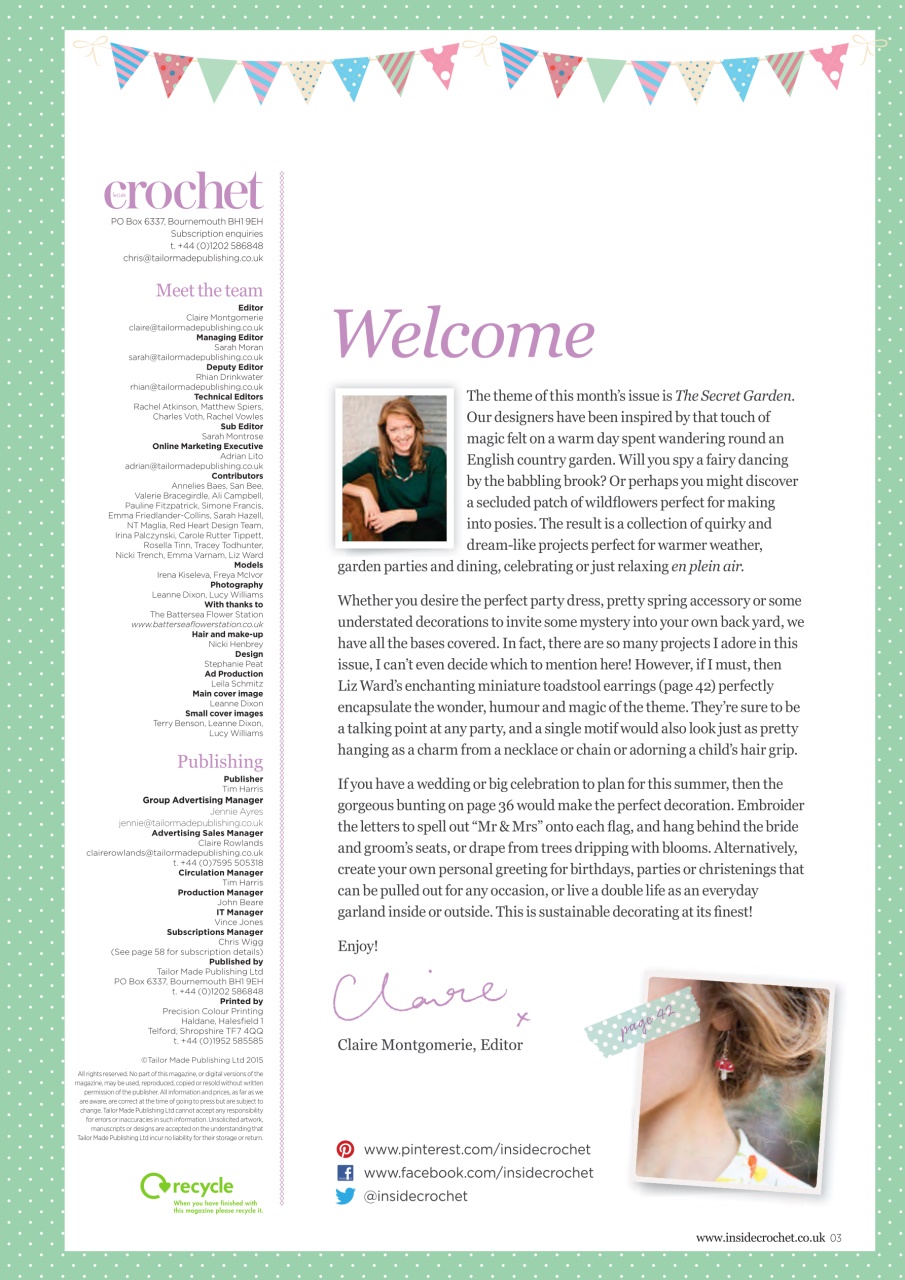 Inside Crochet Preview Pages