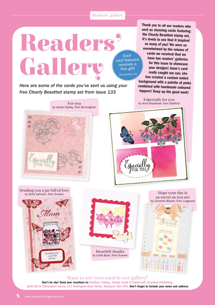 Simply Cards & Papercraft Preview Pages