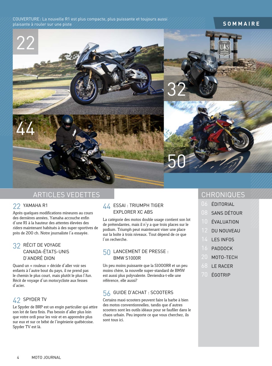 Moto Journal Preview Pages