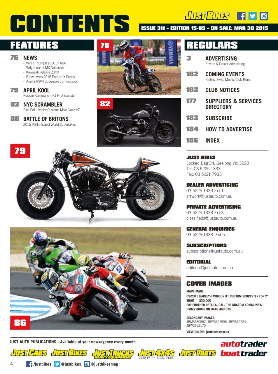 JUST BIKES Preview Pages