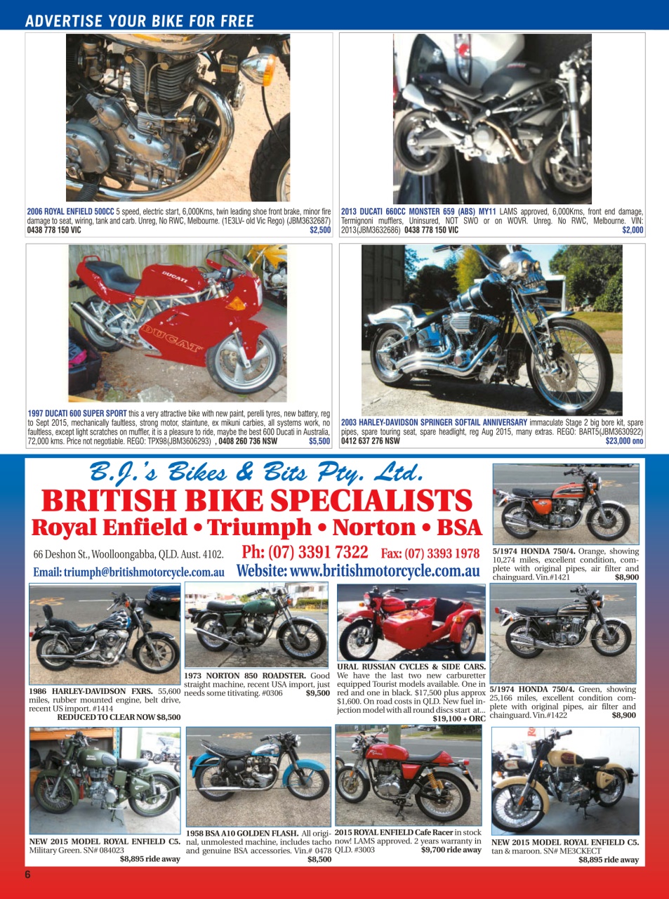 JUST BIKES Preview Pages