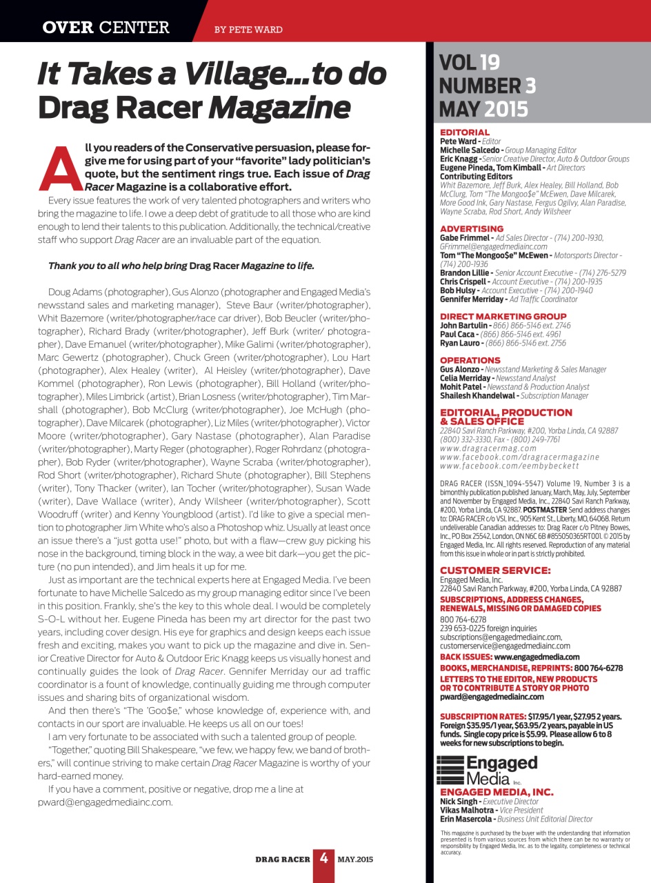 Drag Racer Preview Pages