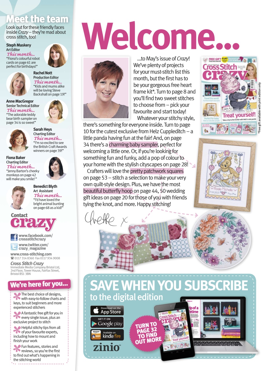 Cross Stitch Crazy Preview Pages