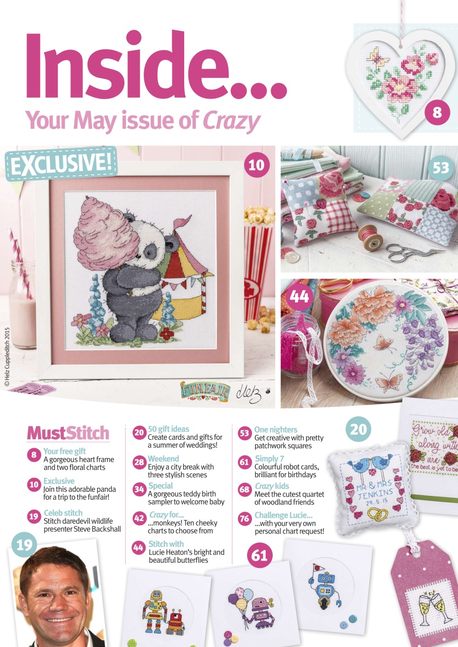 Cross Stitch Crazy Preview Pages