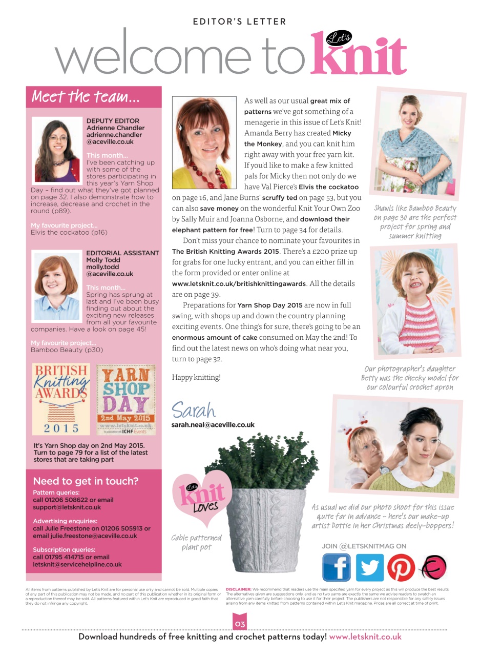 Let's Knit Preview Pages