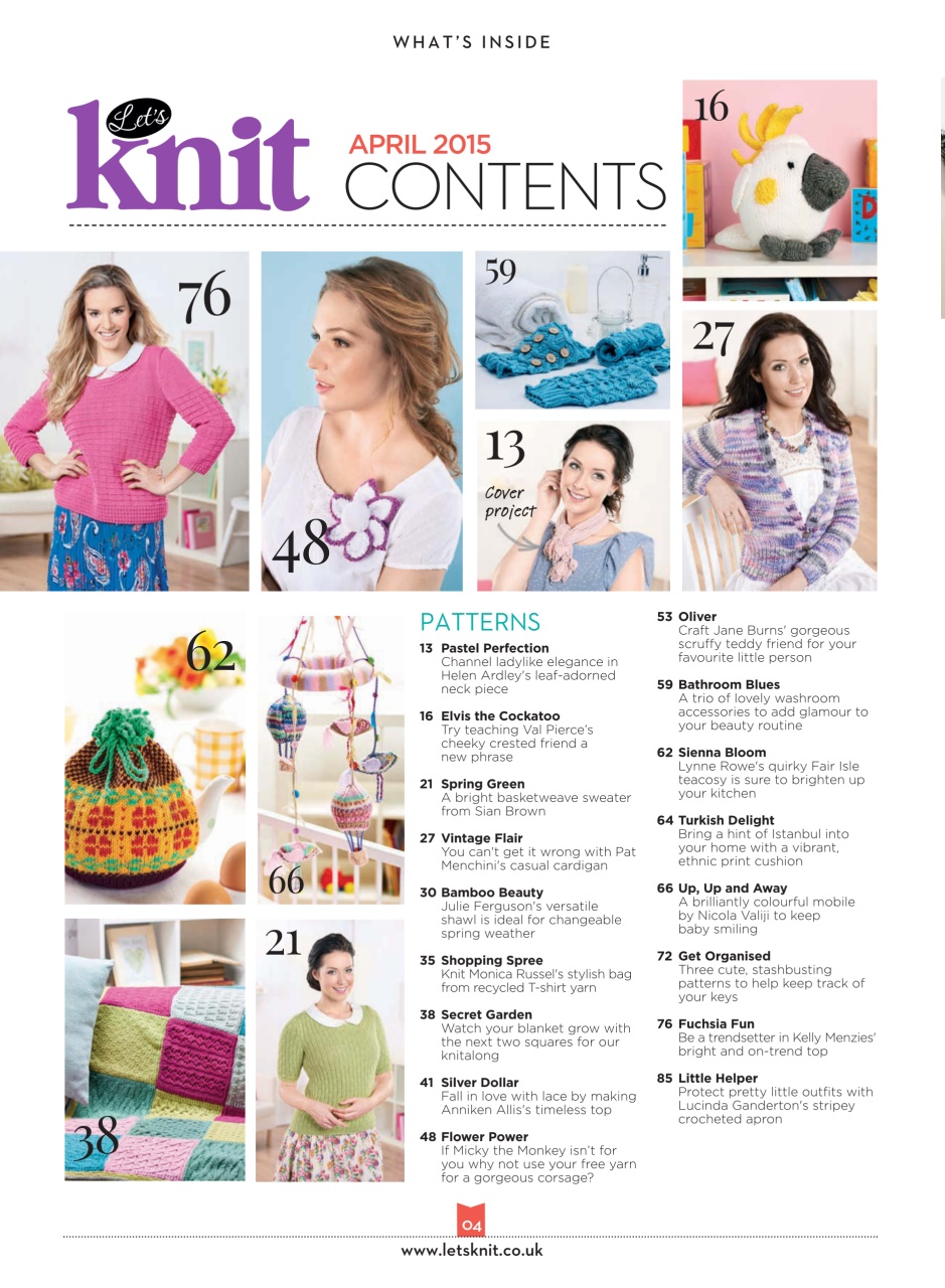 Let's Knit Preview Pages