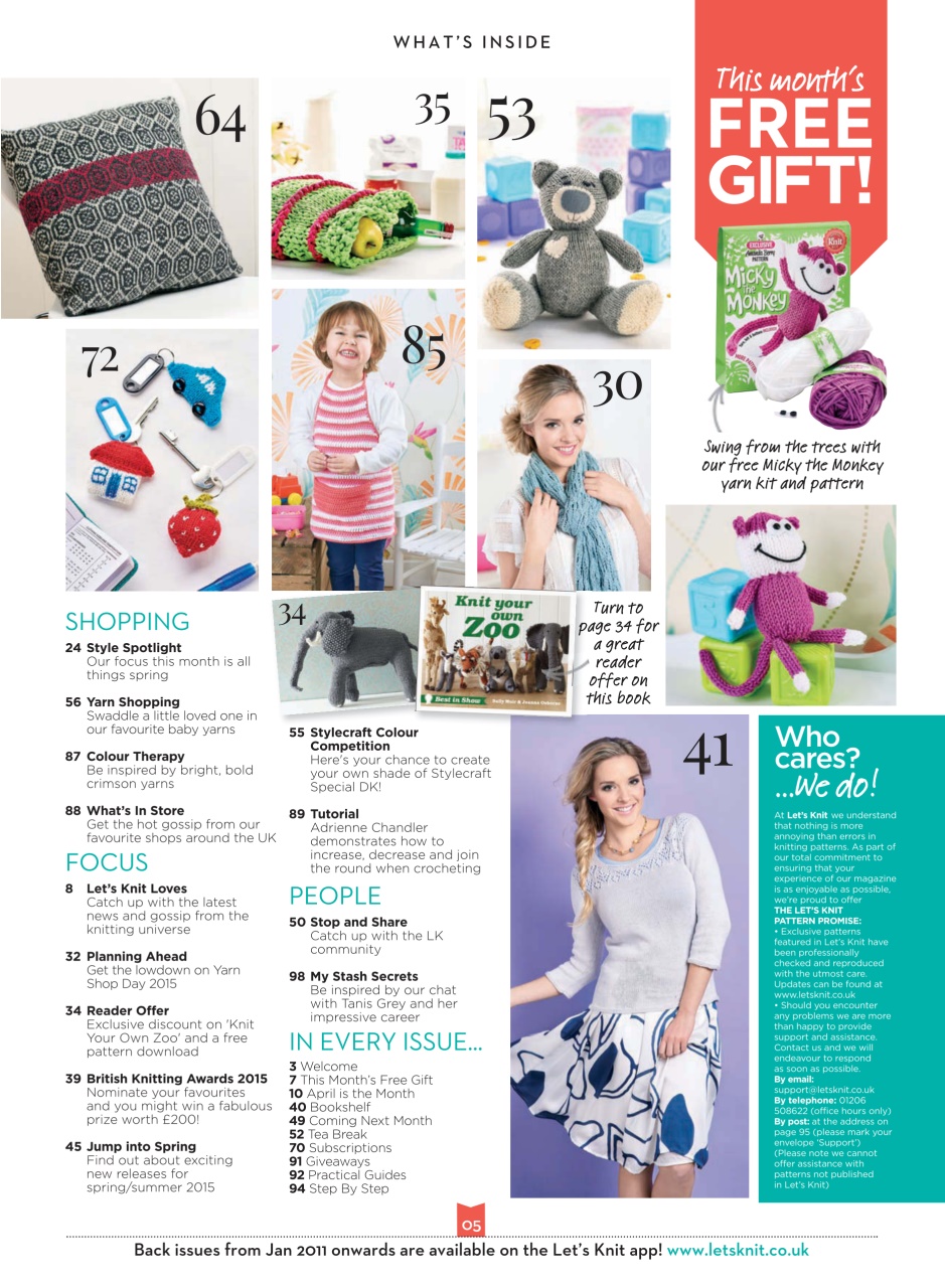 Let's Knit Preview Pages