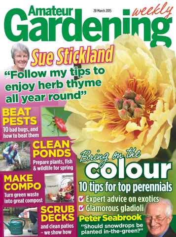 Amateur Gardening issue 28th March 2015
